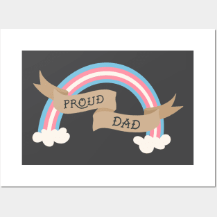 Proud Trans Dad Posters and Art
